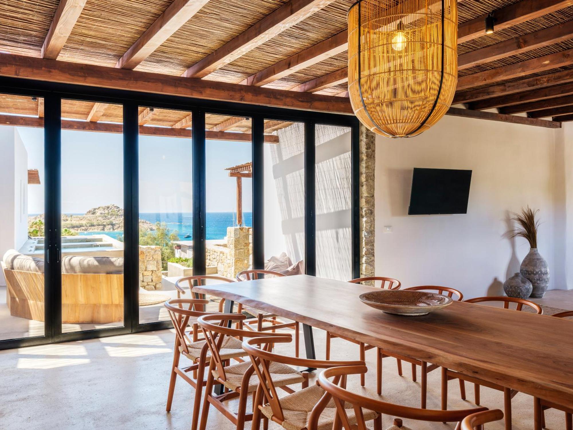פלאטיס יאלוס Trinity Mykonos - Beachfront Villa מראה חיצוני תמונה